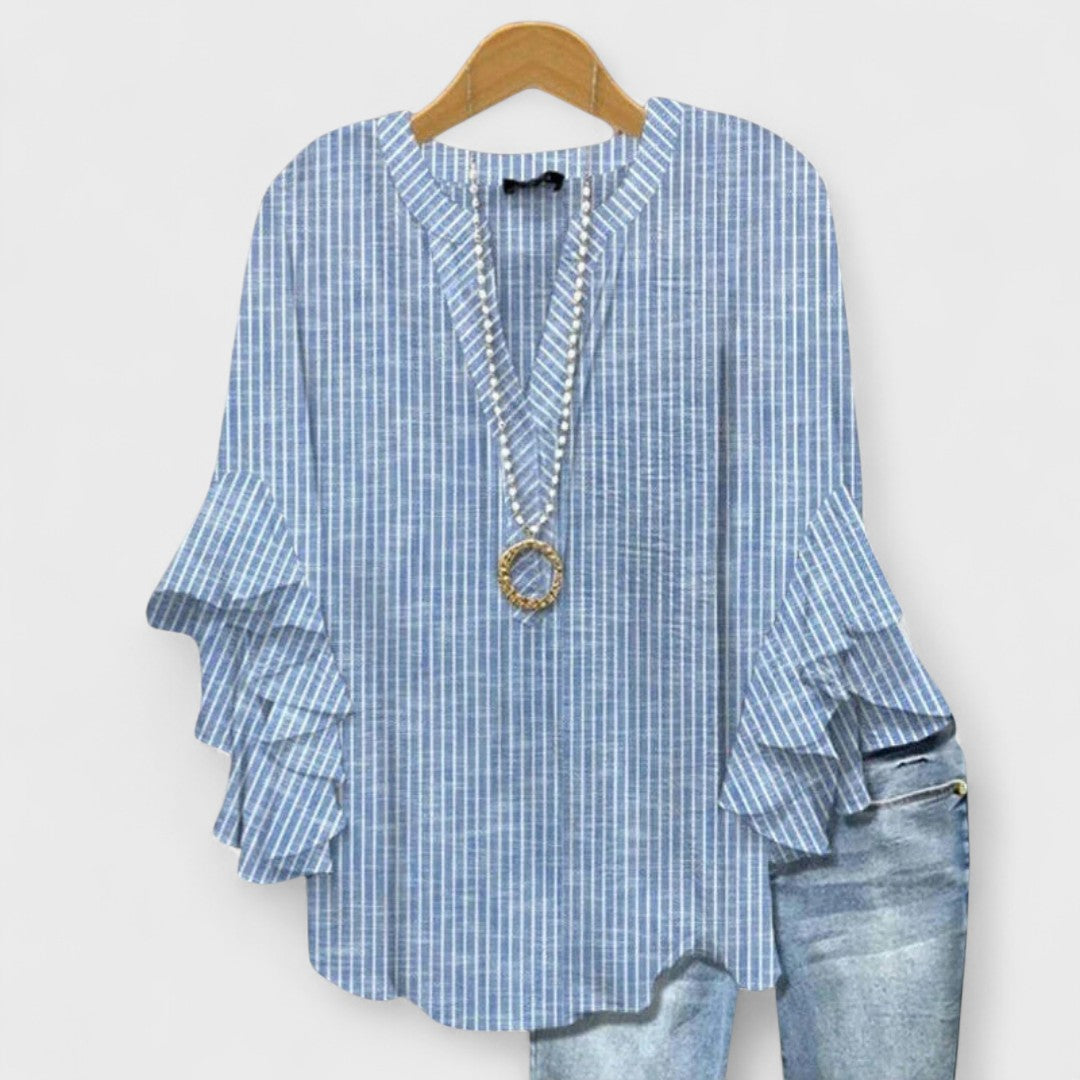 Blusa Donna Estiva Tessuto Leggero Vestibilità Raffinata