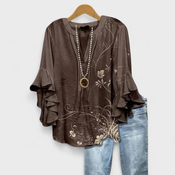 Blusa Donna Estiva Tessuto Leggero Vestibilità Raffinata