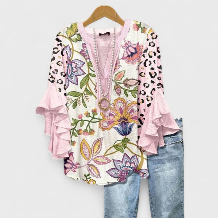 Blusa Donna Estiva Tessuto Leggero Vestibilità Raffinata
