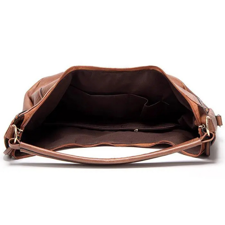 Borsa a Tracolla Donna in Ecopelle con Nappe Spaziosa Versatile
