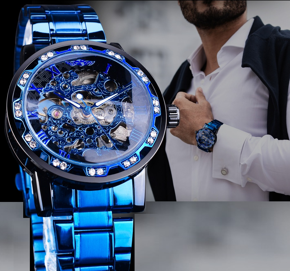 Orologio Uomo con Diamanti Design Elegante - Vesarelli