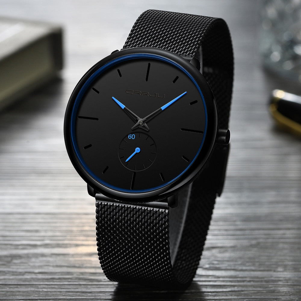 Orologio da uomo moderno sottile Crjju 1