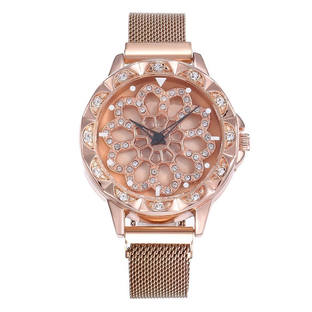 Orologio Donna Quadrante Floreale Design Elegante - Vesarelli