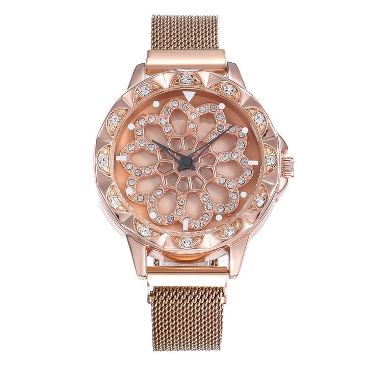 Orologio Donna Quadrante Floreale Design Elegante - Vesarelli