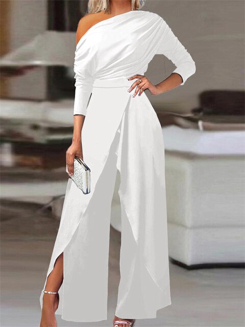 Overall Donna Monospalla Tessuto Leggero Linea Ampia - Vesarelli