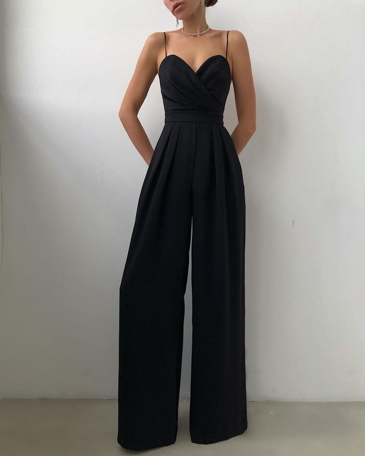 Overall Donna Vita Alta Elegante Silhouette Slanciata - Vesarelli