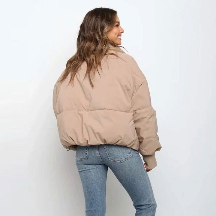 Giacca Puffer Donna Trapuntata Vestibilità Oversize Rilassata