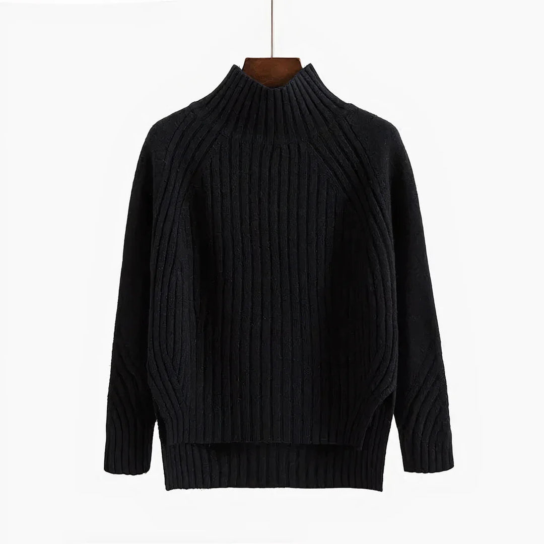 Maglione Donna Dolcevita Lana Morbido Caldo