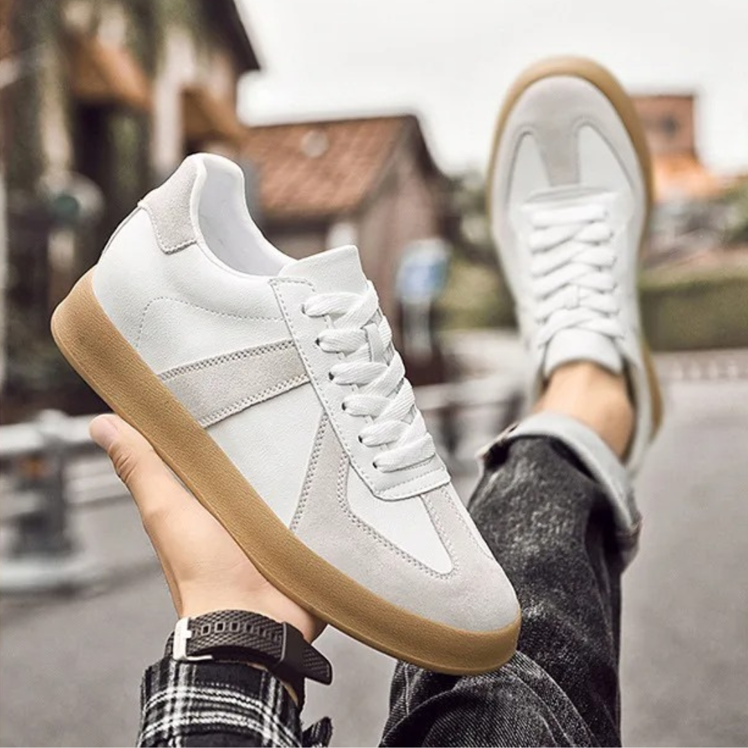 Sneakers Uomo con Rialzo Interno Inserti Laterali Comfort