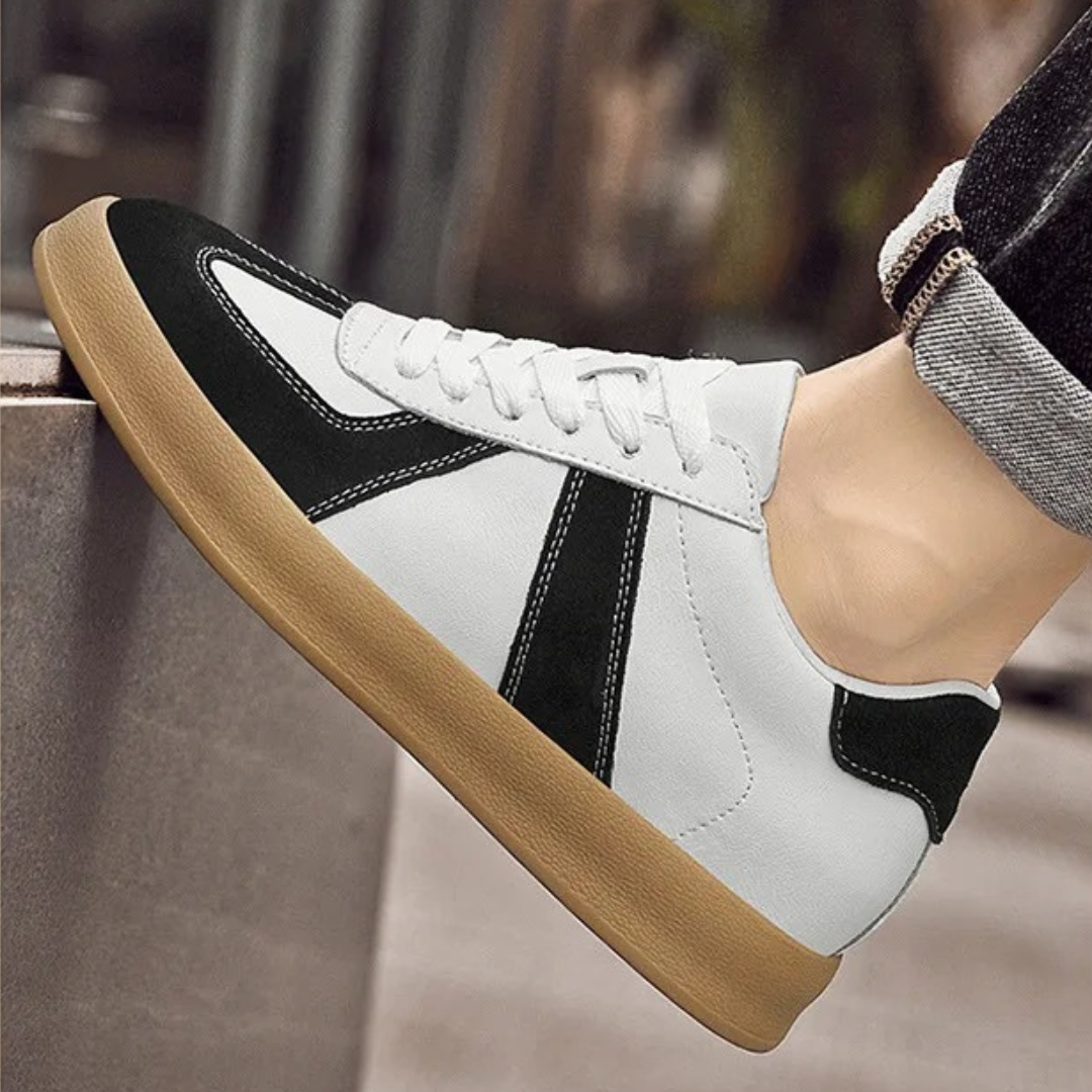 Sneakers Uomo con Rialzo Interno Inserti Laterali Comfort