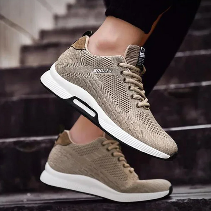 Sneakers Uomo Traspiranti con Rialzo Interno Comfort