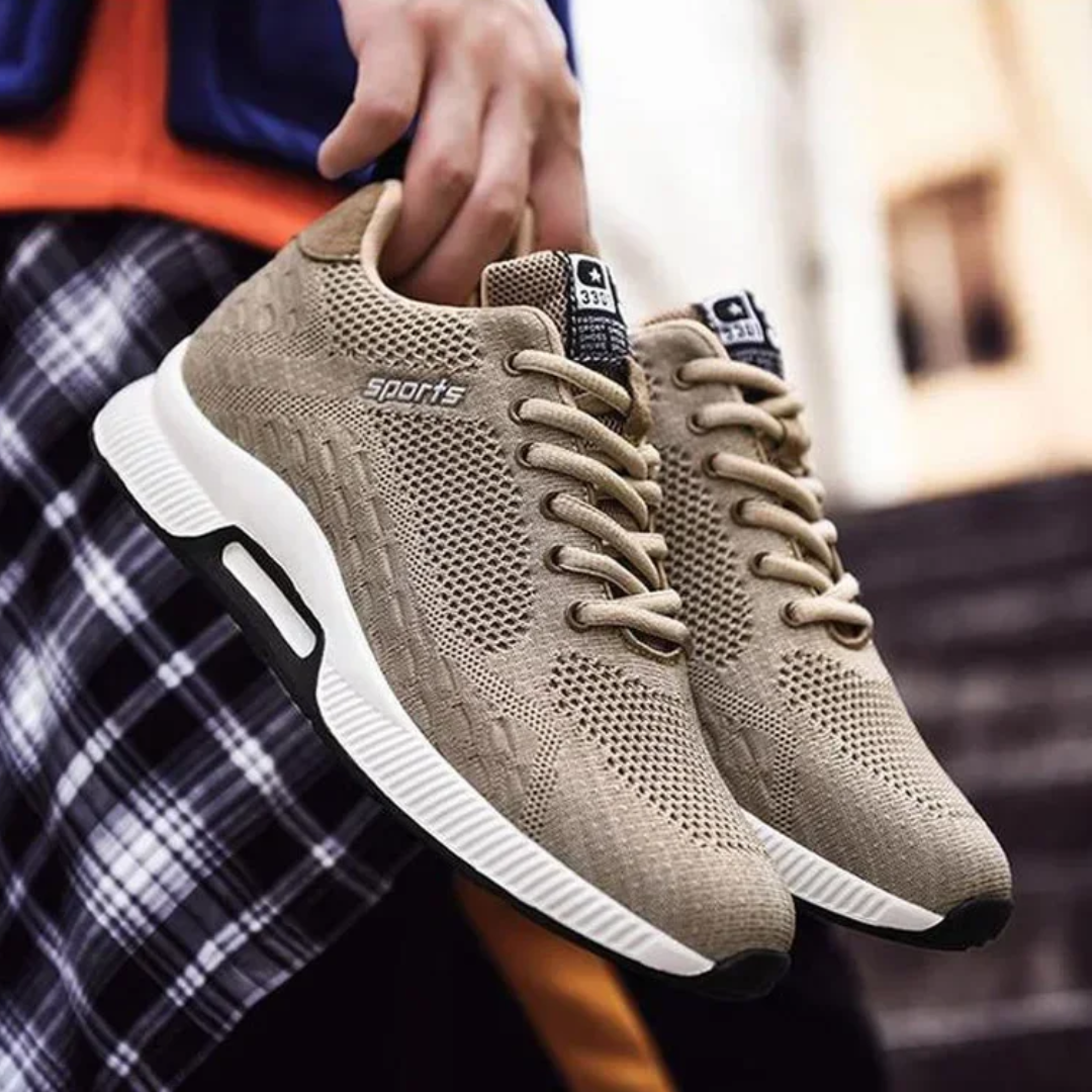 Sneakers Uomo Traspiranti con Rialzo Interno Comfort