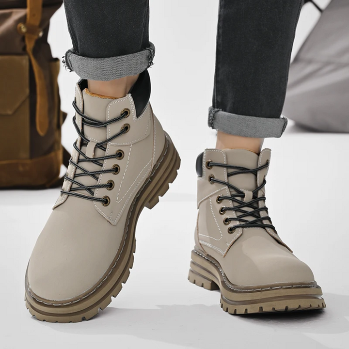 Stivaletti Uomo con Rialzo Interno Suola Antiscivolo Outdoor