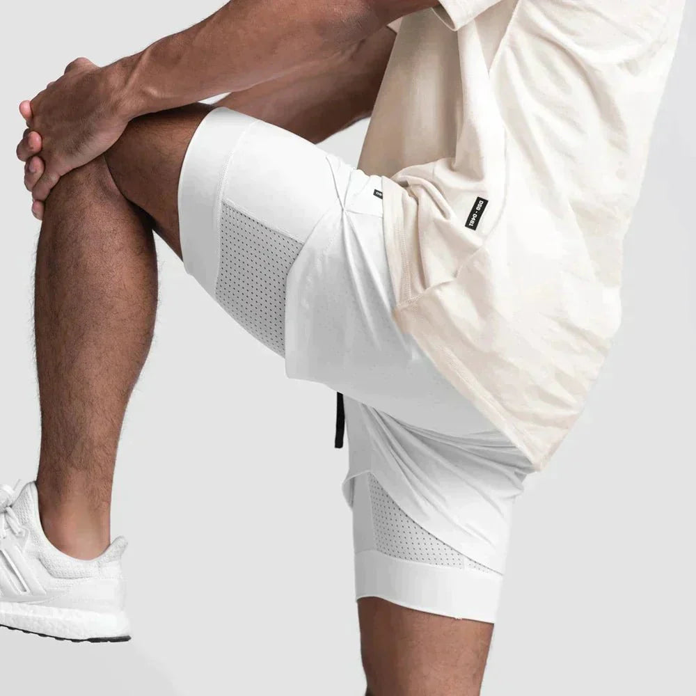 Pafit | Uomo Pantaloncini Palestra Leggeri e Flessibili