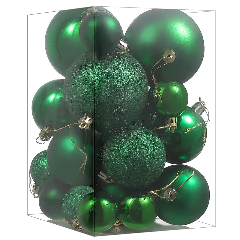 Set Palline Decorative Ornamenti da Appendere Natale - Vesarelli