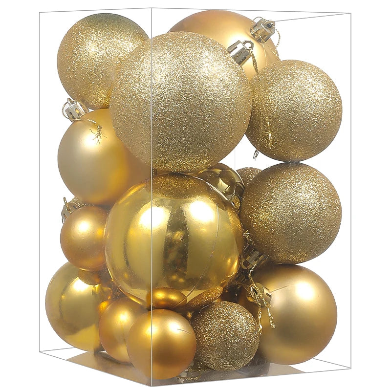 Palline decorative | Set di ornamenti da appendere all'albero per decorazioni natalizie 11