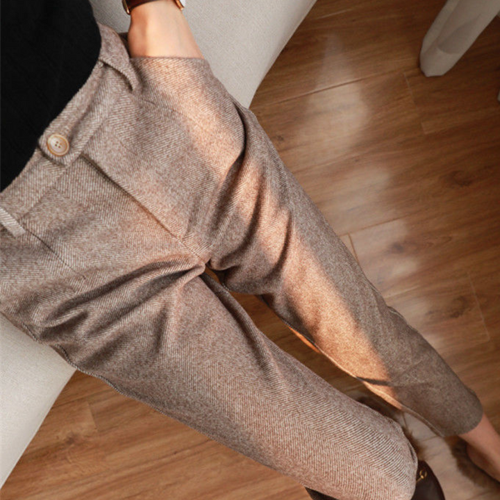 Pantaloni Donna | Vita Alta & Gamba Dritta Slanciante