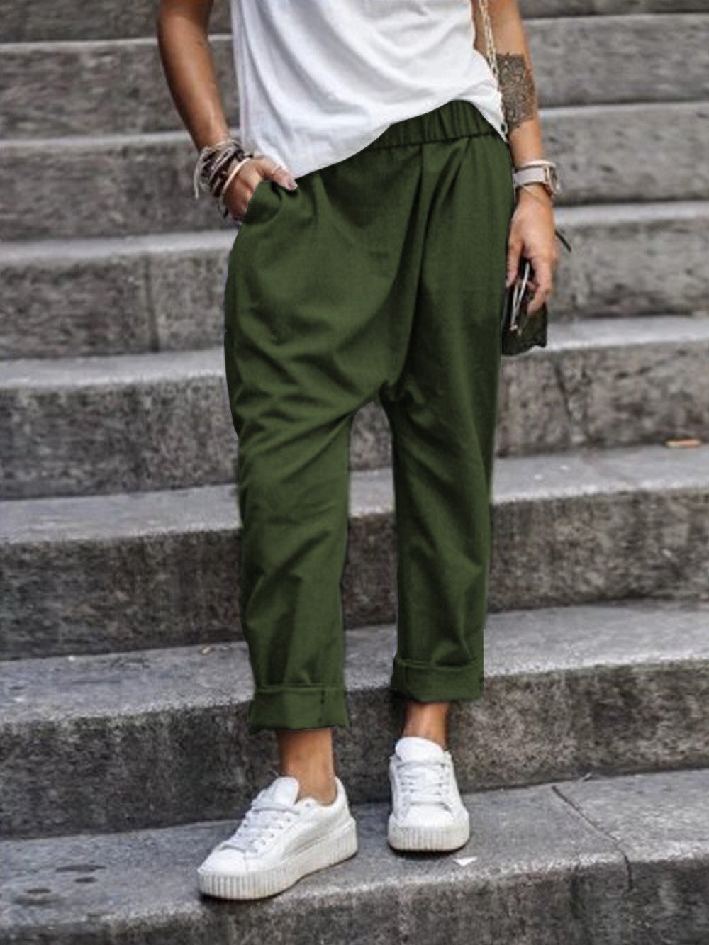 Pantaloni Donna | Vita elasticizzata & libertà di movimento