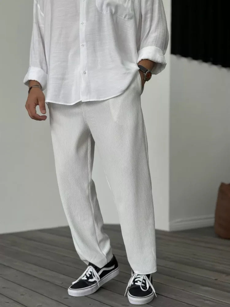 Pantaloni Uomo | Vita Elasticizzata & Linea Affusolata
