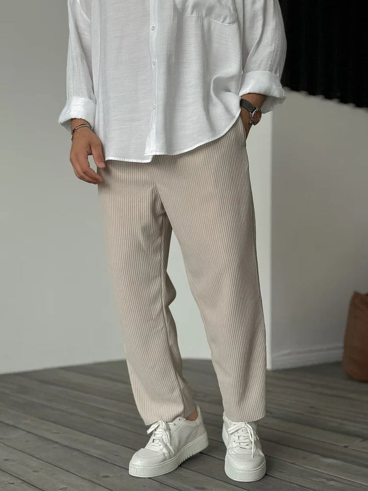 Pantaloni Uomo Vita Elasticizzata Linea Slim - Vesarelli