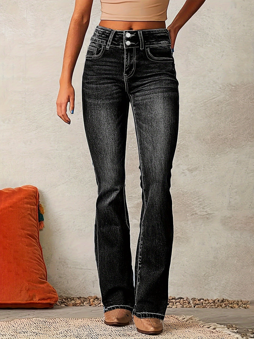 Pantaloni svasati eleganti Donna | Vita Alta Modellante & Effetto Gambe Slanciate