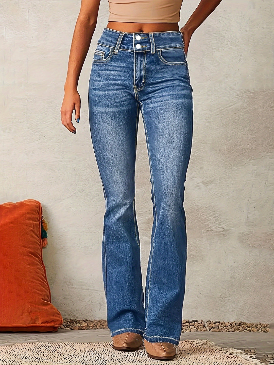 Pantaloni Donna Svasati Vita Alta Modellanti Effetto Snellente - Vesarelli