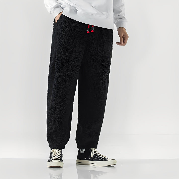 Pantaloni Tuta Comodi Per Uomo | Fivren Nero