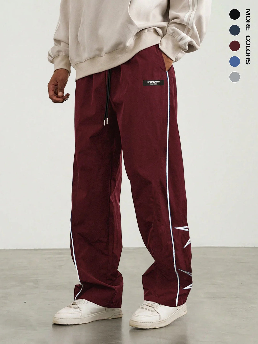 Pantaloni Uomo Paracadutista Seta Ultra Leggeri