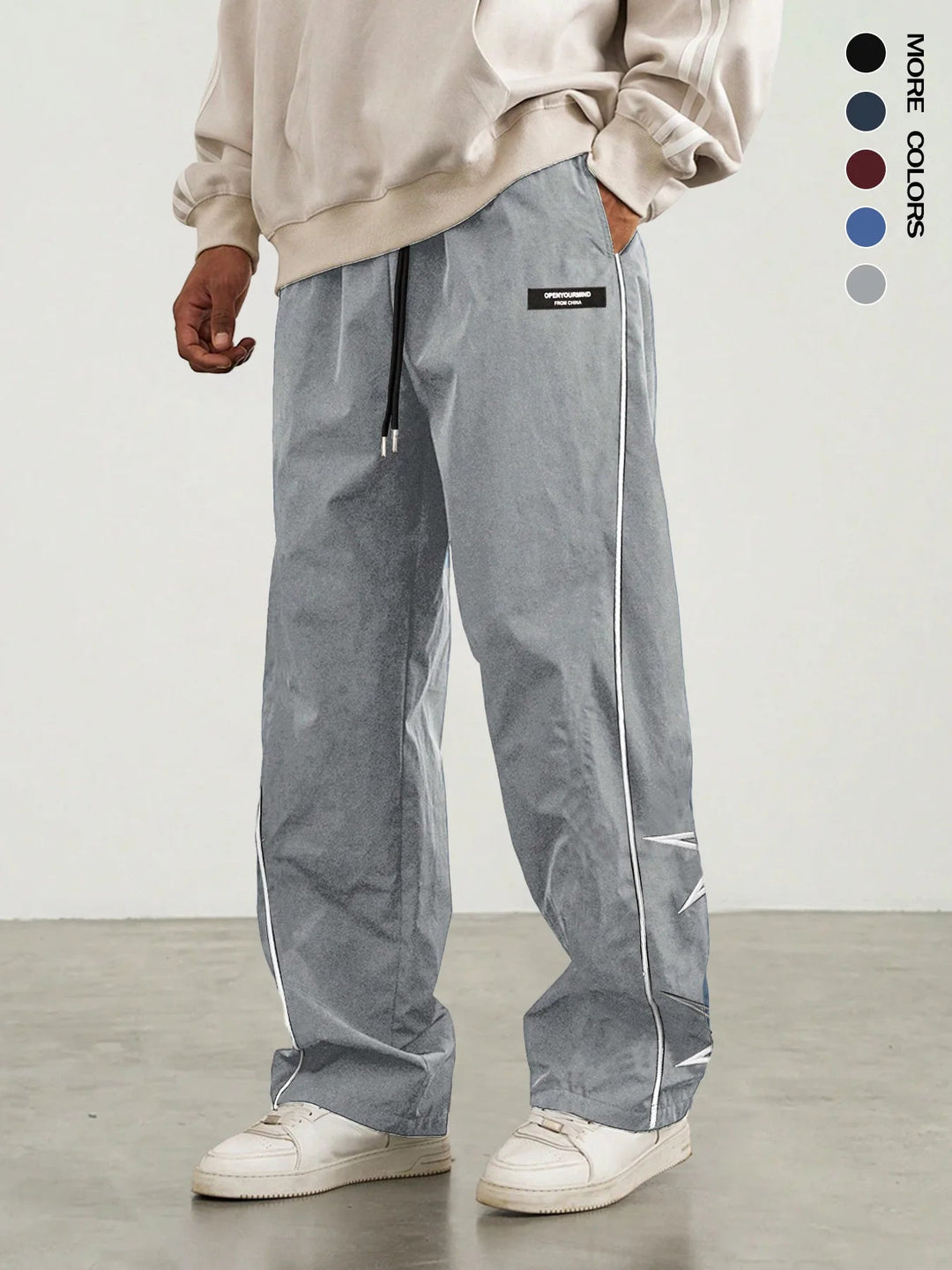 Pantaloni Uomo Paracadutista Seta Ultra Leggeri