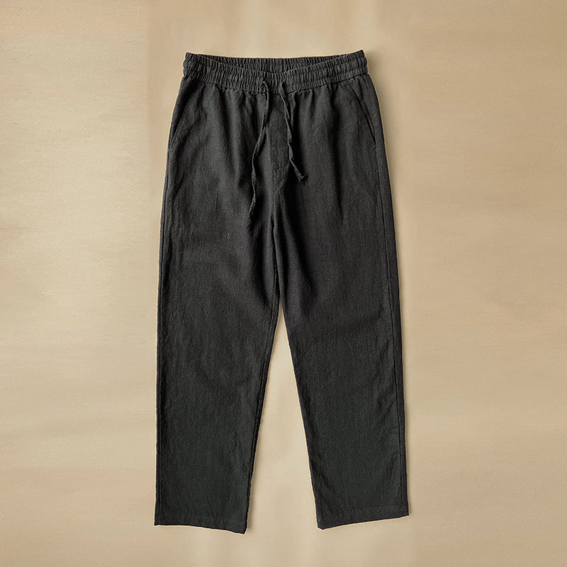 Pietro | Uomo Pantaloni Dritti Vita Elastica Coulisse Leggeri 6