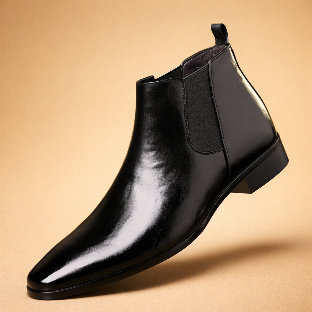 Stivaletti Chelsea Uomo Slip-On Eleganti - Vesarelli