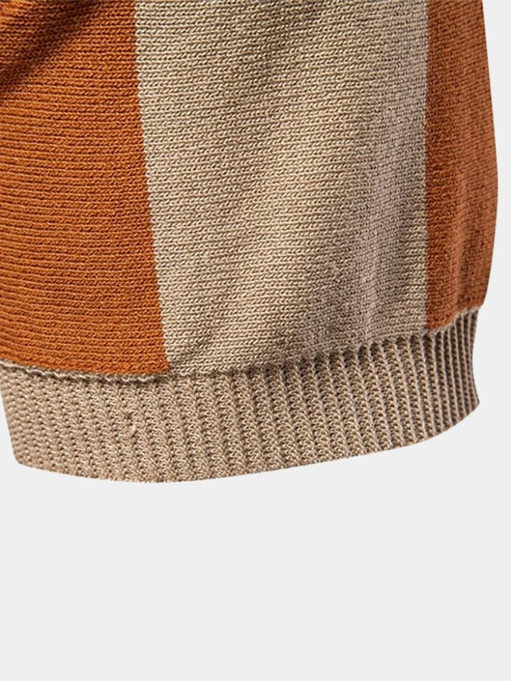 Polo Uomo | Colletto con Zip & Stile a Righe Deciso