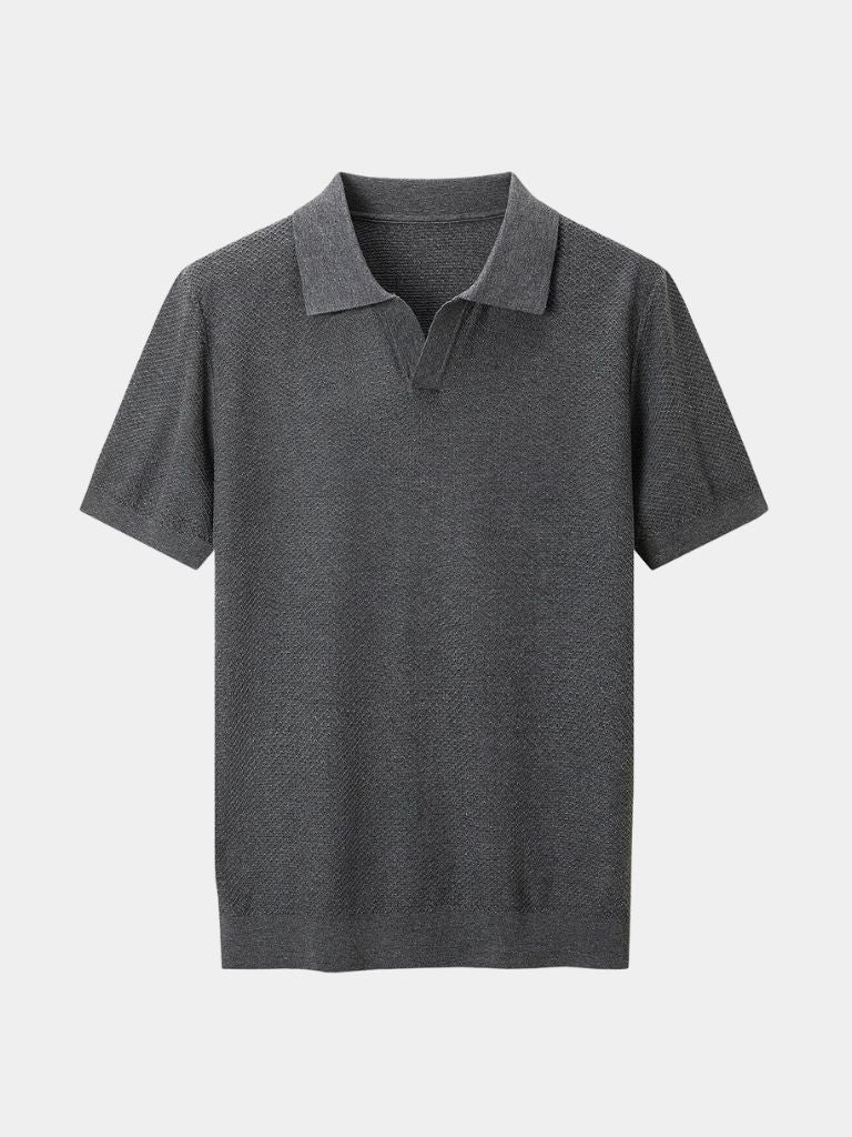 Polo Uomo Cotone Collo Aperto Stile Classico - Vesarelli