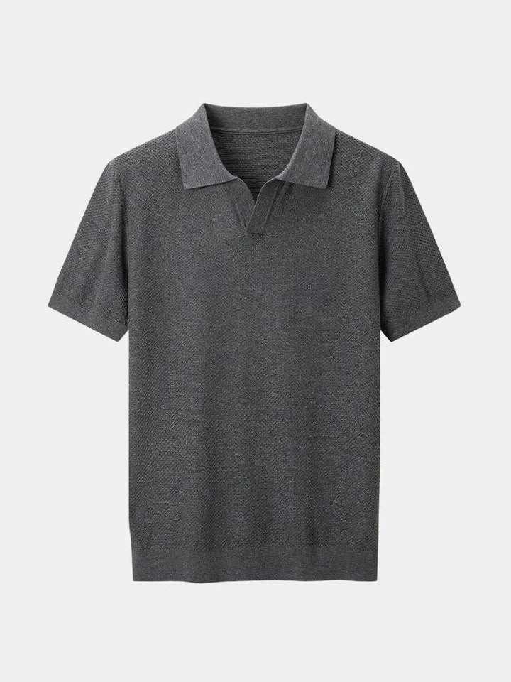 Polo Uomo Cotone Collo Aperto Stile Classico - Vesarelli