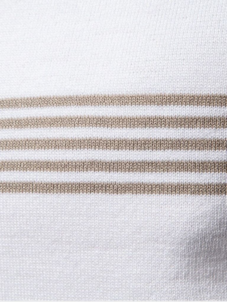 Polo Uomo | Collo Zip & Righe Slim