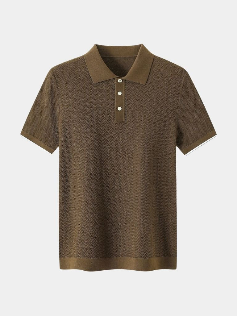 Polo Uomo | Motivo Chevron & Look Raffinato