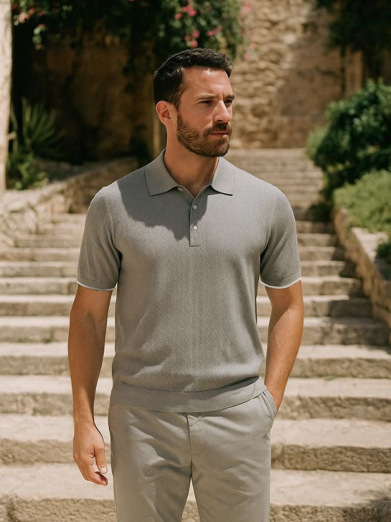 Polo Uomo | Motivo Chevron & Look Raffinato