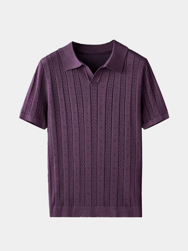 Polo Uomo | Motivo a Rilievo & Stile Classico