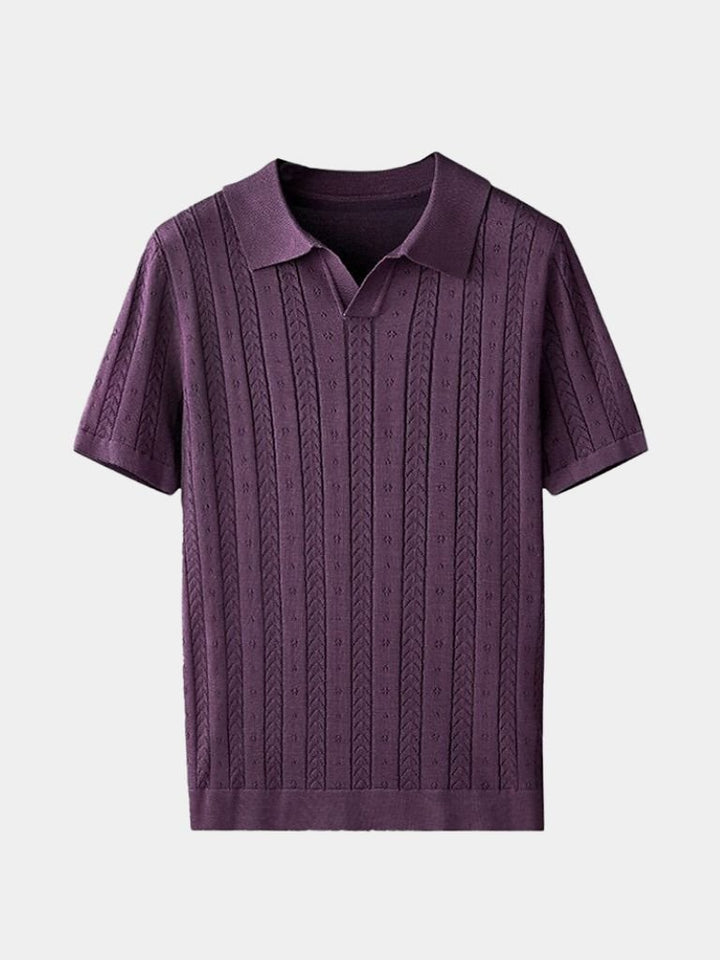 Polo Uomo | Motivo a Rilievo & Stile Classico