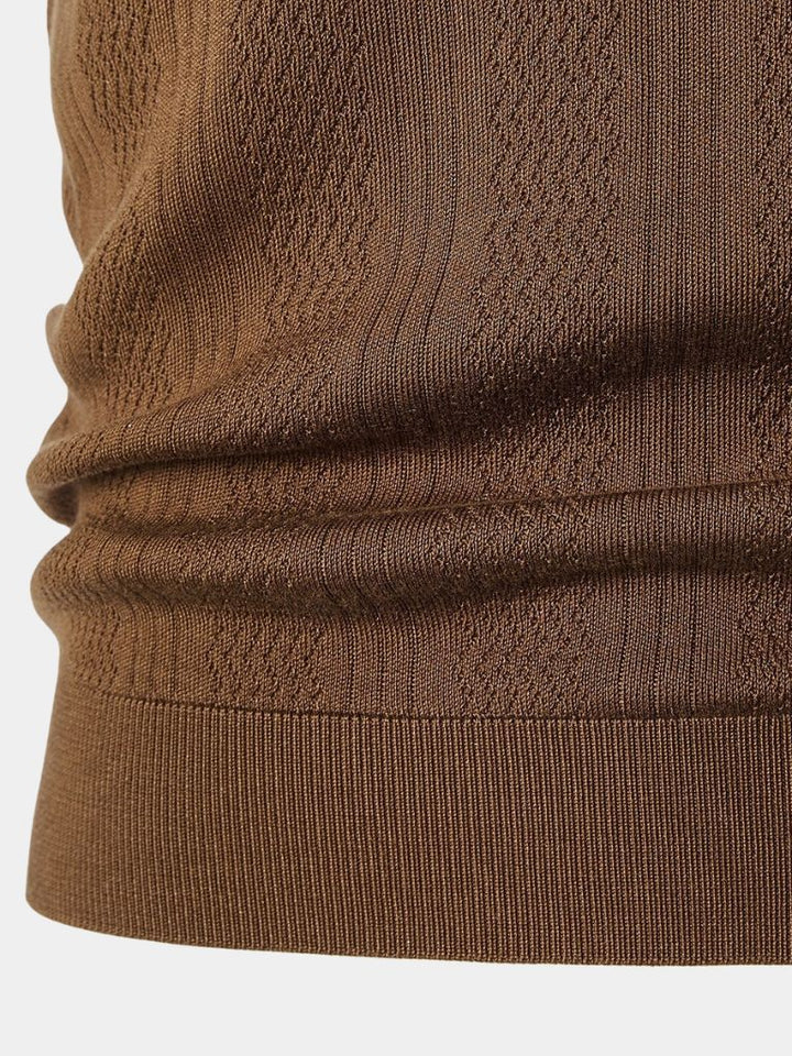 Polo Uomo | Texture a Rilievo & Eleganza Discreta