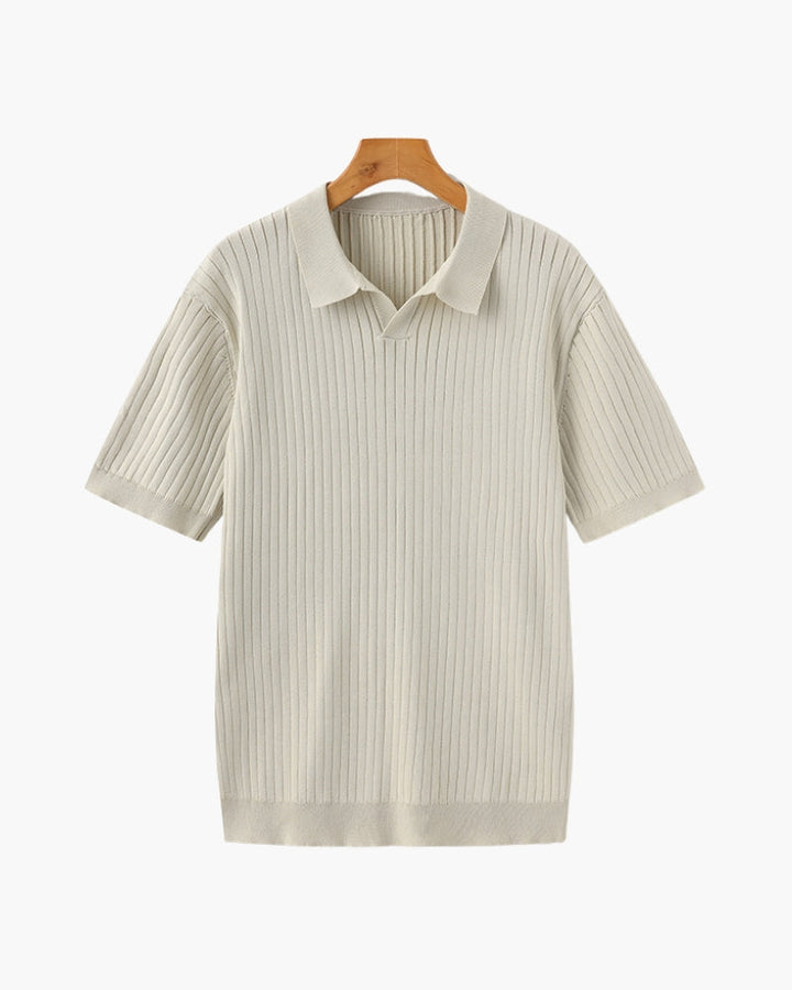 Polo a Coste Premium Uomo | Colletto Strutturato & Vestibilità Impeccabile