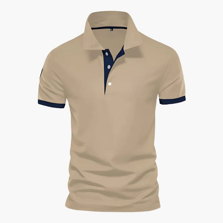 Polo Uomo Cotone Colletto a Contrasto Regular Fit