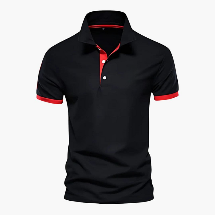 Polo Uomo Cotone Colletto a Contrasto Regular Fit