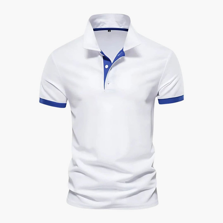Polo Uomo Cotone Colletto a Contrasto Regular Fit