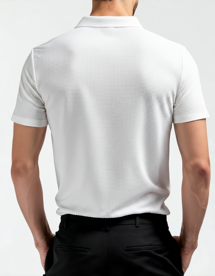 Polo Uomo Tecnica Antifreddo Traspirante Vestibilità Regolare