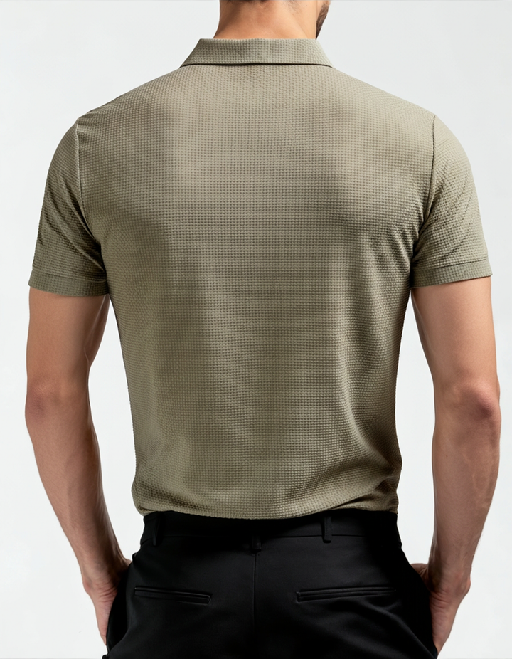 Polo Uomo Tecnica Antifreddo Traspirante Vestibilità Regolare