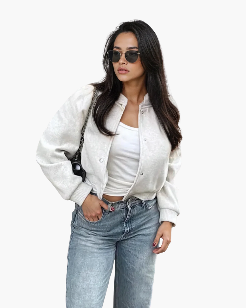 Giacca Bomber Donna Leggera Corto Casual - Vesarelli