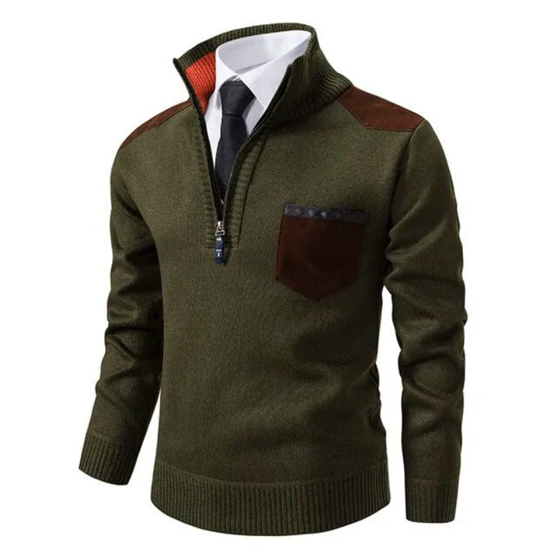 Maglione Uomo Morbido Maglieria Elegante Vestibilità Comoda