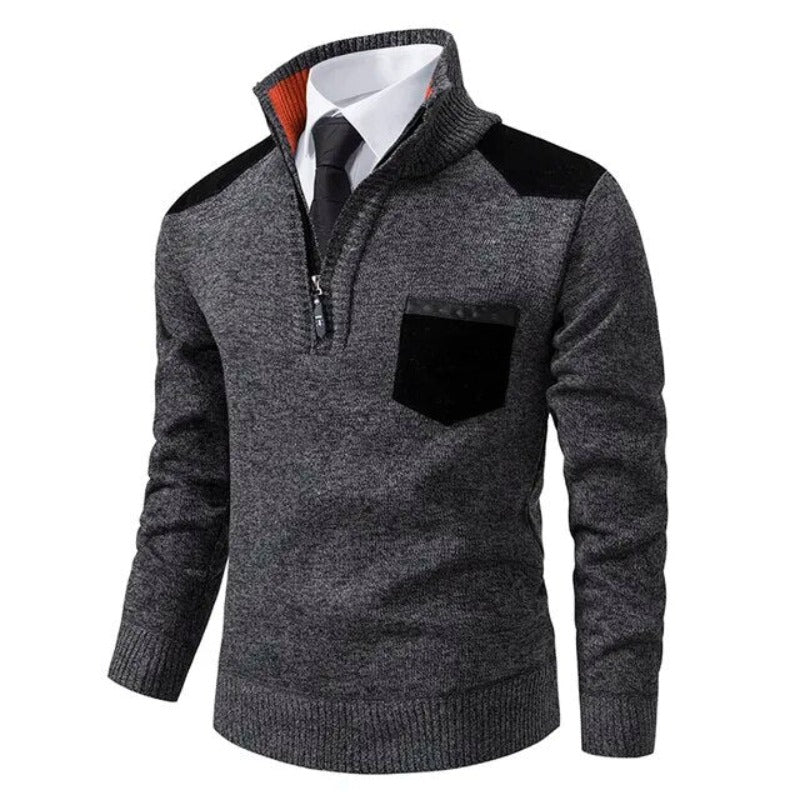 Maglione Uomo Morbido Maglieria Elegante Vestibilità Comoda