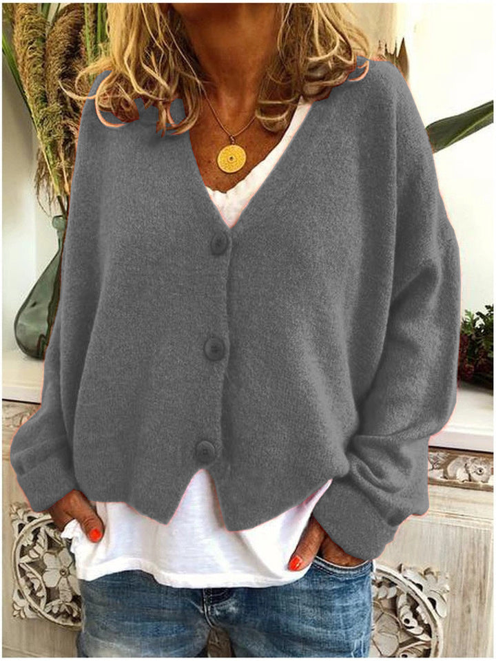 Cardigan Donna Lavorato a Maglia Morbido